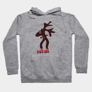 Deer on skates Hoodie